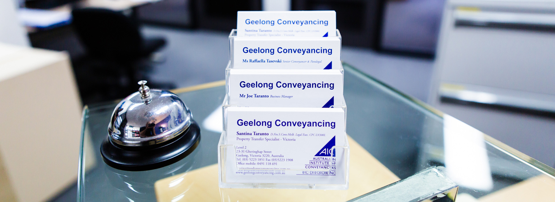 Geelong Conveyancing Business Cards